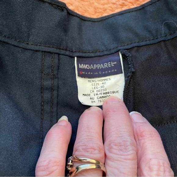 MWG COMFORT WEAVE Mens Fire Resistant Utility Pants Size 42x27 Pants altered - Picture 9 of 16